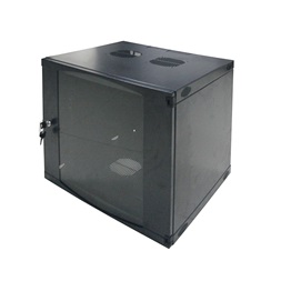 Logilink W09F64B 19" fali állvány 9U 540 x 450 mm, szétszerelt, fekete