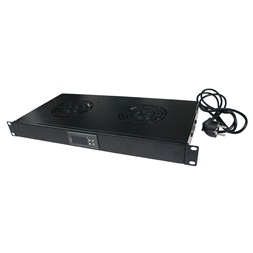 Logilink FAU04FB 19" ventilátor egység 4 ventilátorral, fekete