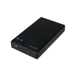 Logilink UA0276 3,5" külső ház USB 3.0, csavarmentes, fekete