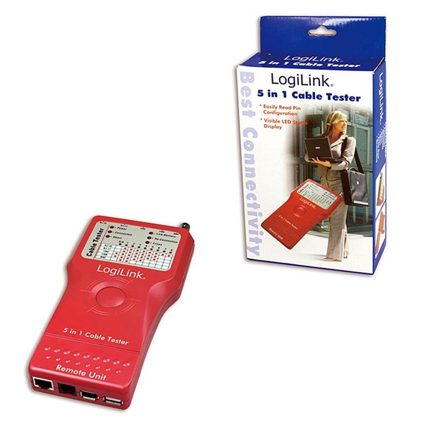 Logilink WZ0014 5-az-1-ben kábeltesztelő
