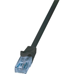 Logilink CP3053U Patch kábel Econline, Cat.6A, U/UTP, fekete, 2 m