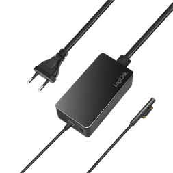 Logilink PA0309 Felületi laptop töltő, 65 W, USB-Port, fekete