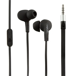 Logilink HS0042 fekete vízálló mikrofonos fülhallgató