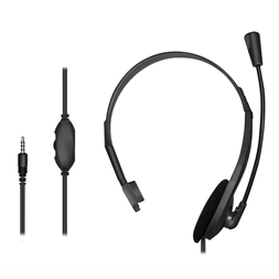Logilink HS0054 Mono headset, 1x 3,5 mm-es fejhallgató-csatlakozó, mikrofon