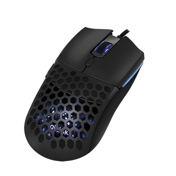 Logilink ID0208 USB játék egér, 800/1600/3200/6400 dpi, fekete