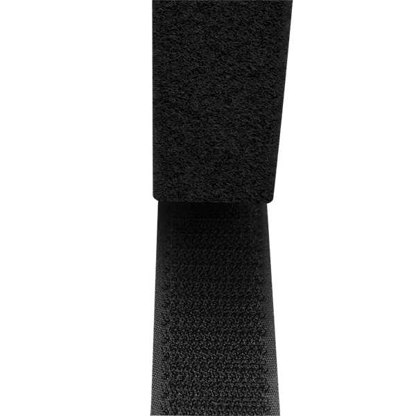 Logilink KAB0080 Öntapadó kábelszíj készlet, fekete, 25 mm széles, tekercs, 5 m