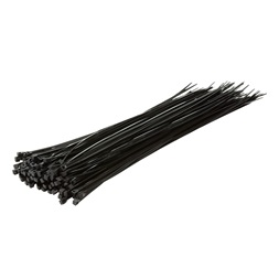 Logilink KAB0041B Kábelkötegelő, PA66, 100 db, fekete