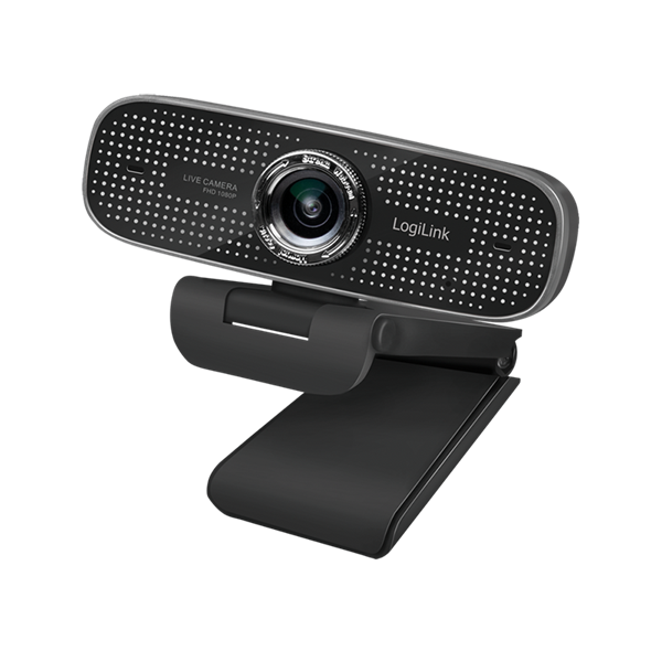 Logilink UA0378 Konferencia HD USB webkamera, 100 , kettős mikrofon, kézi fókusz