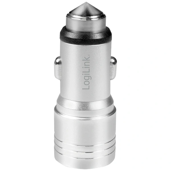 Logilink PA0228 USB autós töltő beépített vészkalapáccsal, 10,5W