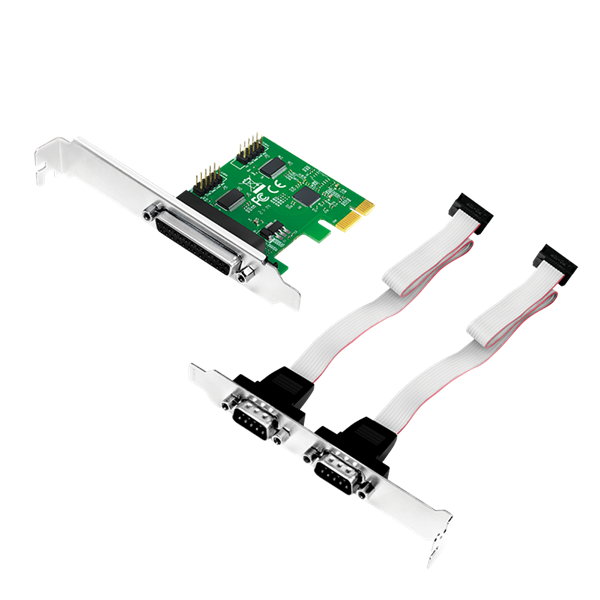 Logilink PC0033 PCI Express kártya, 2x soros és 1x párhuzamos