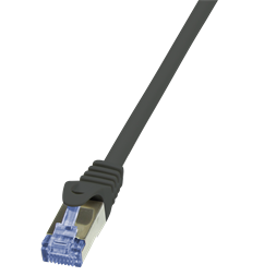 Logilink CQ3133S Patch kábel PrimeLine, Cat.6A, S/FTP, fekete, 40 m