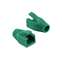 Logilink MP0035G RJ45 feszültségmentesítő védőburkolat, 8 mm, zöld, 50 db
