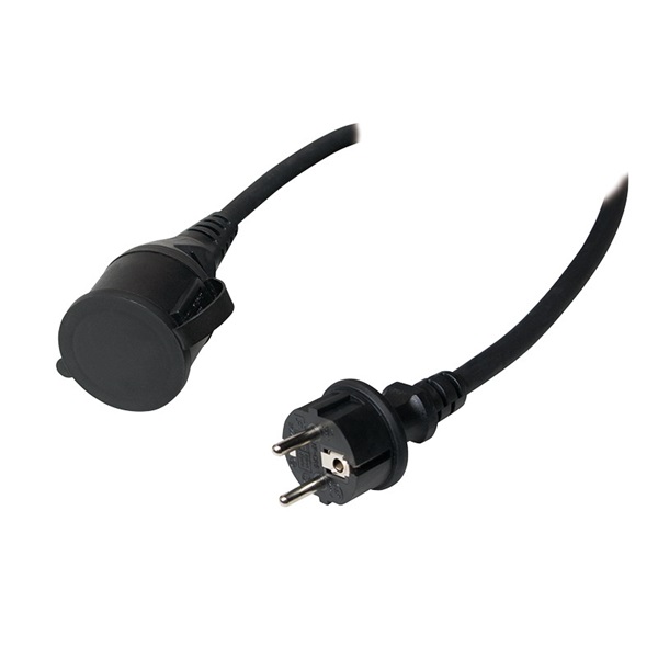 Logilink LPS102 Tápkábel, CEE 7/7 - (CEE 7/3), fekete, 5 m