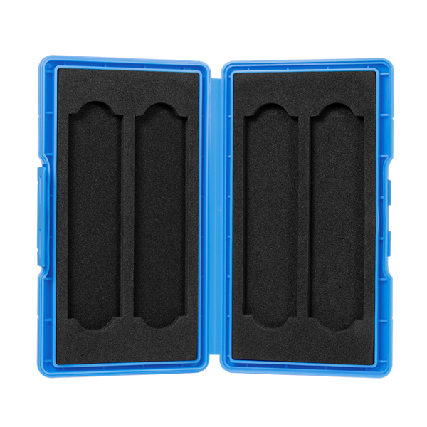 Logilink UA0417 Tárolódoboz 4x M.2 NGFF/NVMe SSD-hez, ütésálló, kék