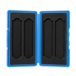 Logilink UA0417 Tárolódoboz 4x M.2 NGFF/NVMe SSD-hez, ütésálló, kék