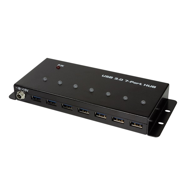 Logilink UA0317 USB 3.0, 7 portos, ipari szintű