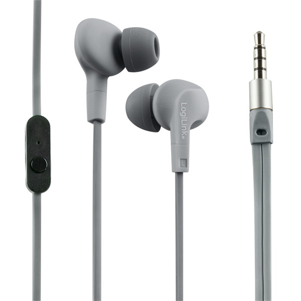 Logilink HS0041 Vízálló (IPX6) Sztereó In-Ear szürke mikrofonos fülhallgató