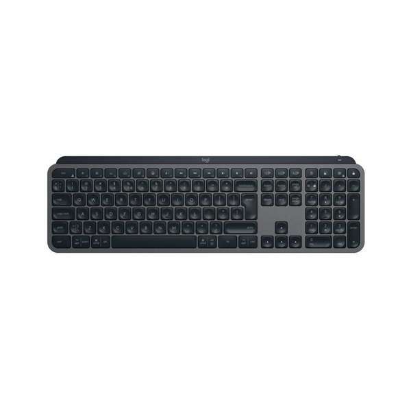Logitech MX Keys S lézergravírozott magyar kiosztású grafitszürke vezeték nélküli billentyűzet