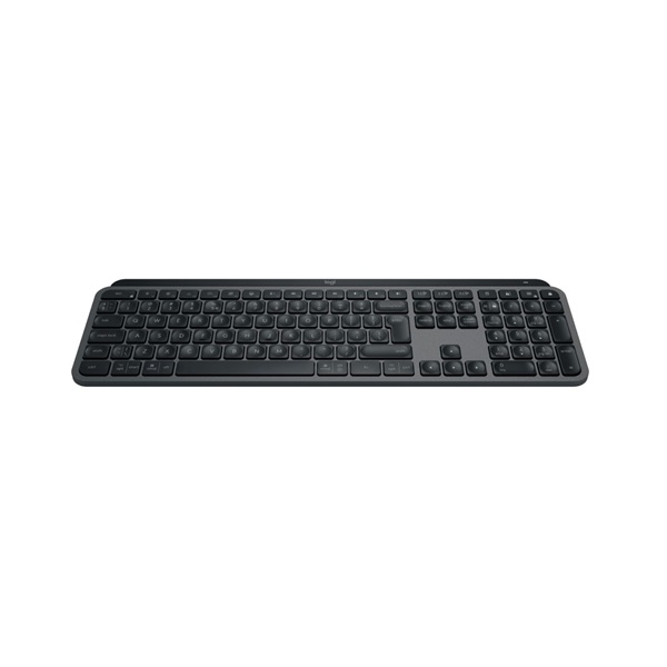 Logitech MX Keys S lézergravírozott magyar kiosztású grafitszürke vezeték nélküli billentyűzet