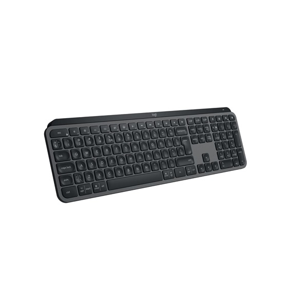 Logitech MX Keys S lézergravírozott magyar kiosztású grafitszürke vezeték nélküli billentyűzet