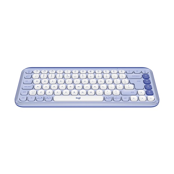 Logitech 920-013074 Pop Icon Keys US vezeték nélküli lila/piszkosfehér billentyűzet