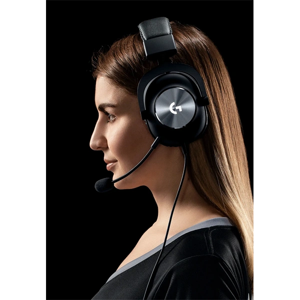 Logitech 991-000358 Pro X Gaming fekete fejhallgató és állvány