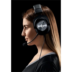 Logitech 991-000358 Pro X Gaming fekete fejhallgató és állvány