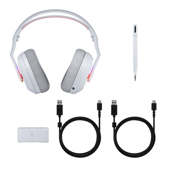 Logitech A20 X vezeték nélküli fehér gamer headset