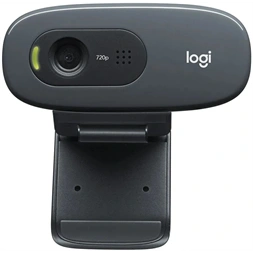 Logitech C270 720p fekete mikrofonos webkamera