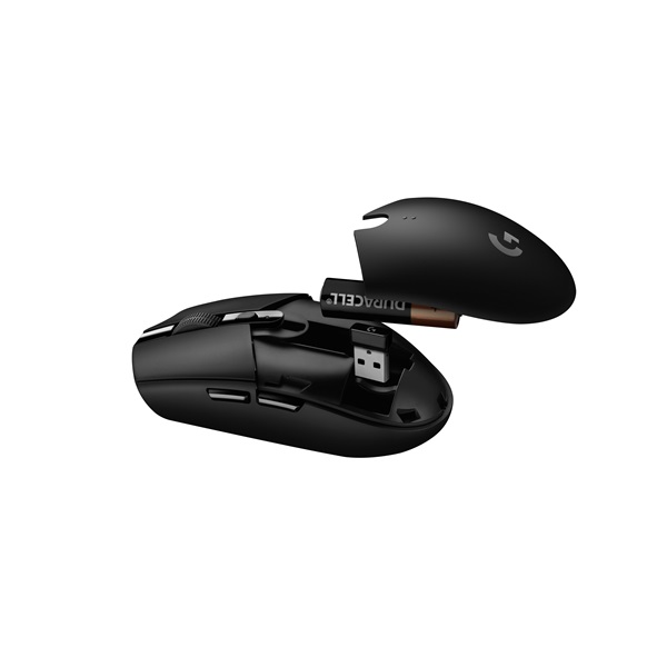 Logitech G305 Lightspeed USB vezeték nélküli fekete gamer egér (Újszerű)