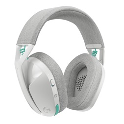 Logitech G321 LIGHTSPEED vezeték nélküli fehér gamer headset