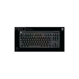 Logitech G PRO X TKL LIGHTSPEED US vezeték nélküli RGB fekete gamer billentyűzet