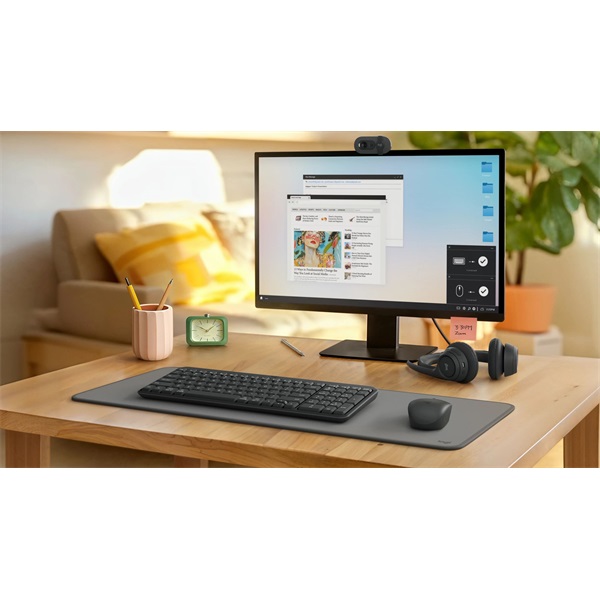 Logitech MK250 HUN grafitszürke vezeték nélküli billentyűzet + egér