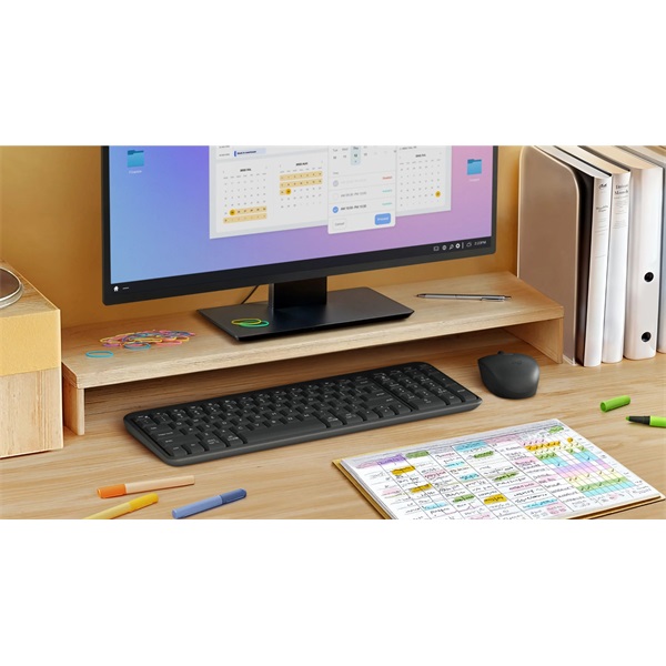 Logitech MK250 HUN grafitszürke vezeték nélküli billentyűzet + egér