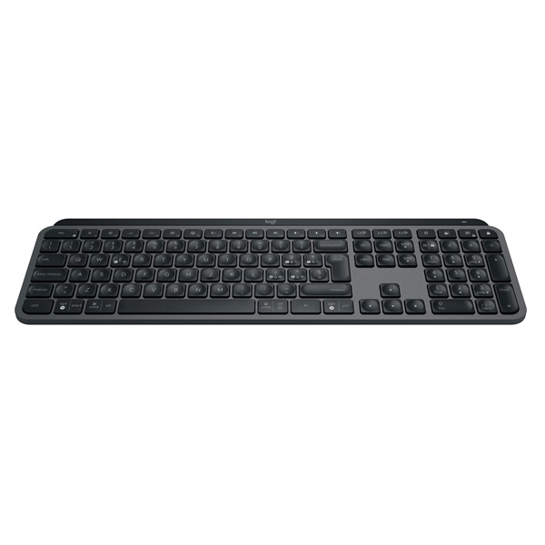 Logitech MX Keys S lézergravírozott magyar kiosztású grafitszürke vezeték nélküli billentyűzet