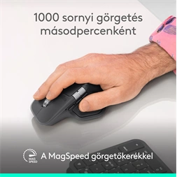 Logitech MX Master 4 vezeték nélküli grafitszürke egér