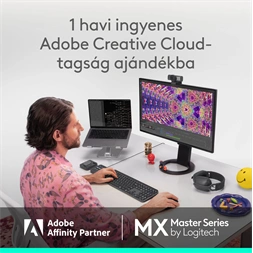 Logitech MX Master 4 vezeték nélküli grafitszürke egér