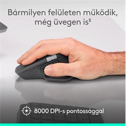 Logitech MX Master 4 vezeték nélküli halványszürke egér
