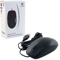 Logitech OEM B100 USB fekete egér