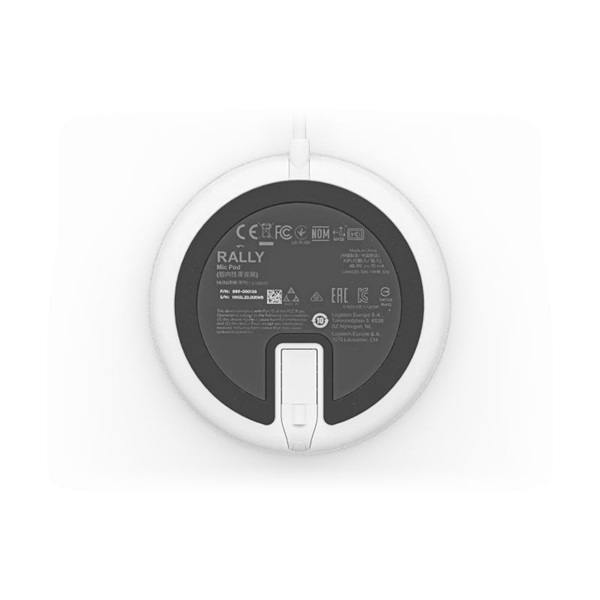 Logitech Rally Mic Pod fehér kiegészítő mikrofon
