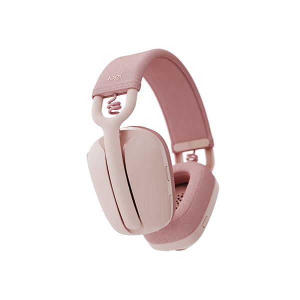 Logitech Zone Vibe 100 Bluetooth mikrofonos rózsaszín fejhallgató
