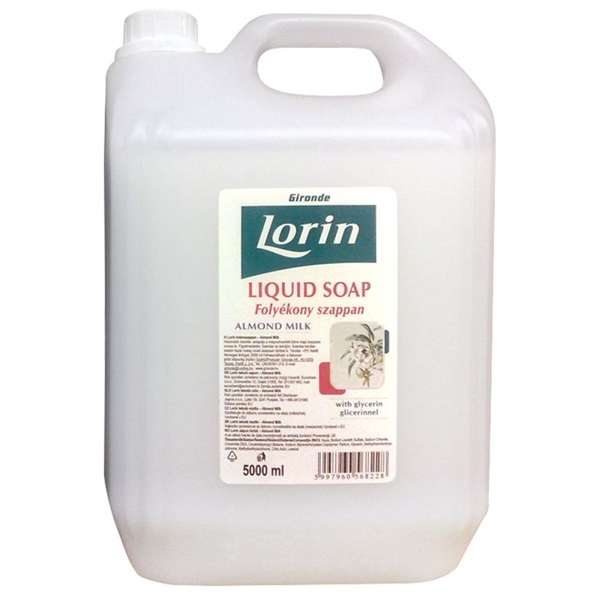 Lorin 5L mandulatejes fehér folyékony szappan