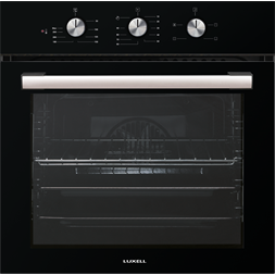 Luxell B66-SF2 MT fekete, beépíthető, sütőtér: 57L, légkeverés, sütő