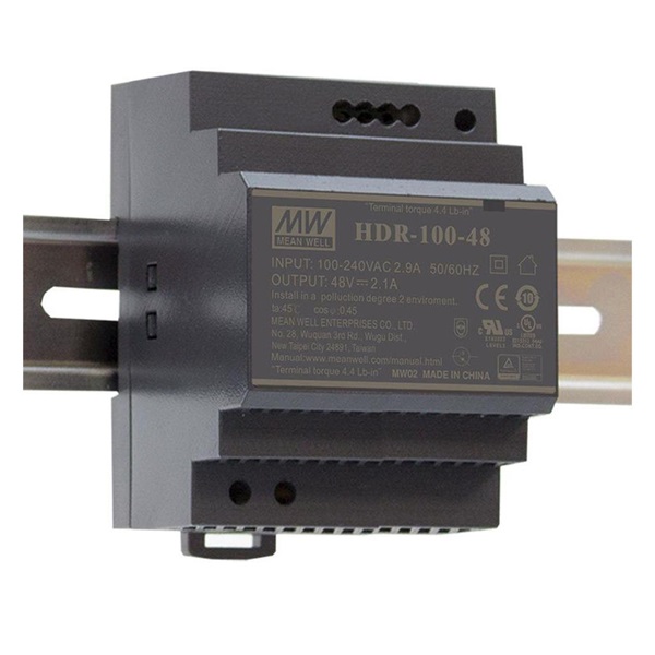 MEAN WELL HDR-100-24 24V 3,83A 92W DIN sínre szerelhető tápegység