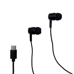 Media-Tech MT3600K Magicsound USB Type-C mikrofonos fekete fülhallgató