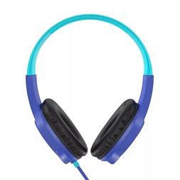 MEE AUDIO KIDJAMZ KJ35 limitált hangnyomással és mikrofonnal hallást védő kék gyerek fejhallgató