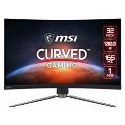 MSI 31,5" MPG ARTYMIS 323CQR WQHD VA LED 165Hz ívelt gamer monitor