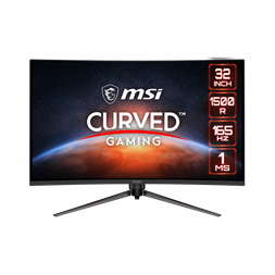 MSI 31,5" Optix AG321CQR WQHD VA LED 165Hz ívelt gamer monitor