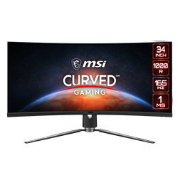 MSI 34" Optix MPG ARTYMIS 343CQR UWQHD VA LED 165Hz ívelt gamer monitor