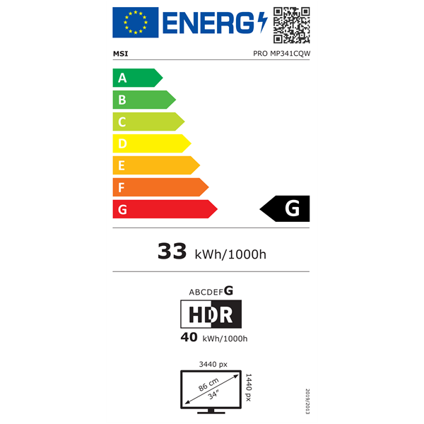 MSI 34" PRO MP341CQW UWQHD VA 100Hz HDMI/DP ívelt monitor